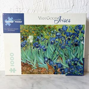 Van Gogh Irises 1000 Piece Puzzle J Paul Getty Museum LA by Pomegranate-Complete
